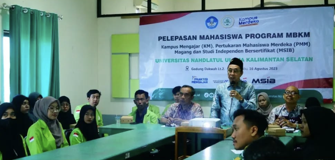 Lepas Mahasiswa MBKM, Rektor UNU Kalsel: "Jaga Nama Baik Almamater dan Mengabdilah dengan Sepenuh Hati"